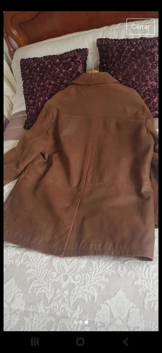 Chaquetón piel para hombre