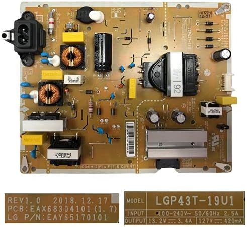 Placa de fuente de alimentación LGP43T-19U1 EAX683