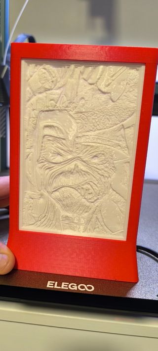 Lámpara litofanias iron maiden 