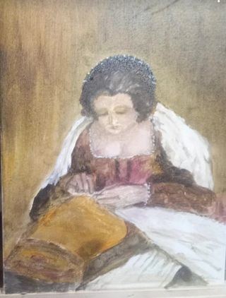 Quadro Originale: "La Cucitrice" - Ispirazione