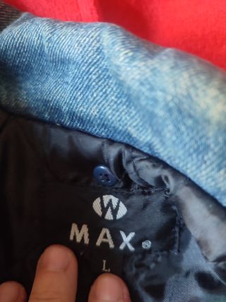Chaqueta vaquera con guateado interior chica