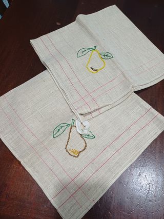 set canovacci fatti a mano