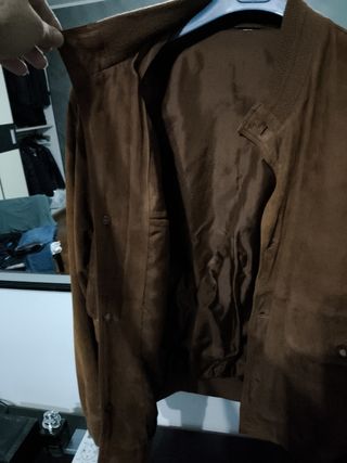 Giacca uomo scamosciato 