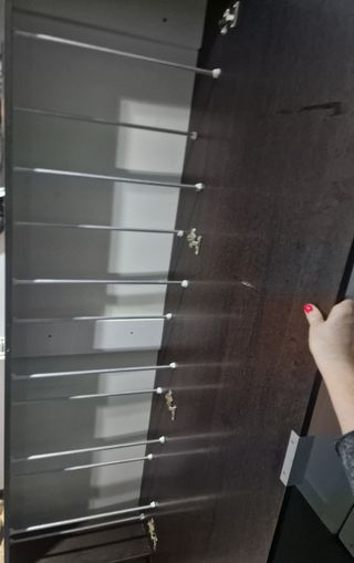 Mueble zapatero con espejo