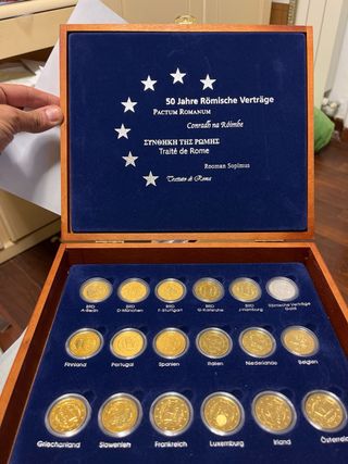 Cofanetto 2 euro trattati di roma limited