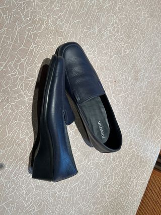 Zapatos de Piel Azul