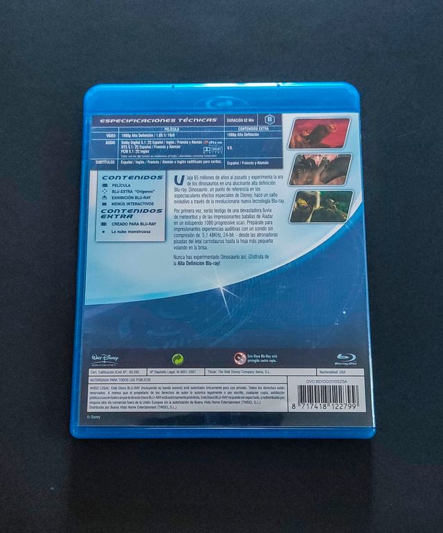Dinosaurio Película Blu Ray