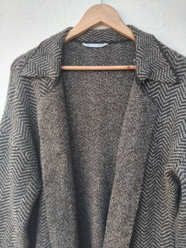 Casaco de lã oversize