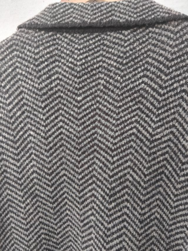 Casaco de lã oversize