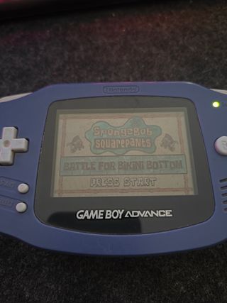 Bob Esponja battle for bikini bottom Gameboy Advan
