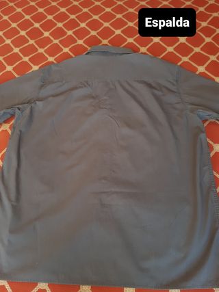 Camisa azul marino Talla Grande 