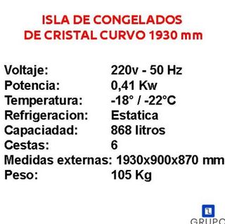 📢 CONGELADOR DE CRISTAL RECTO 868 LITROS 📢