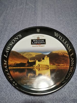 Vassoio da collezione William Lawson's Whisky