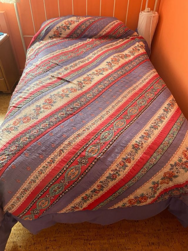 Colcha edredón para cama de 90 cm