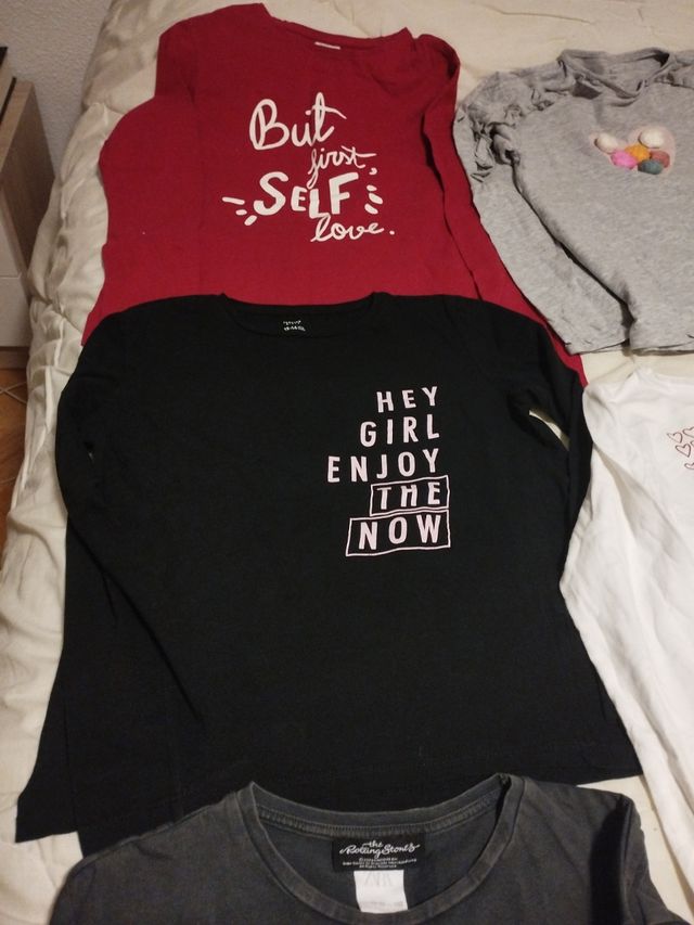 LOTE DE CAMISETAS NIÑA O SUELTAS