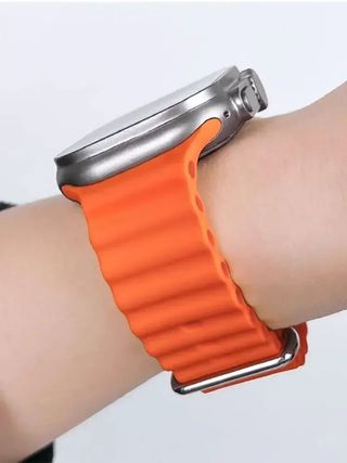 Cinturino ocean silicone per Apple watch ultra 1 2