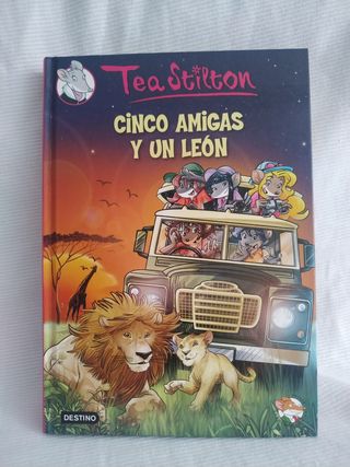 Libro Cinco amigas y un leon Tea Stilton