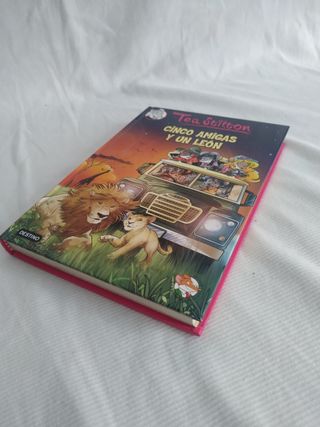 Libro Cinco amigas y un leon Tea Stilton