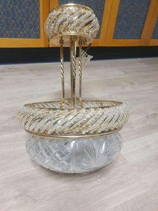 Lámpara salón cristal