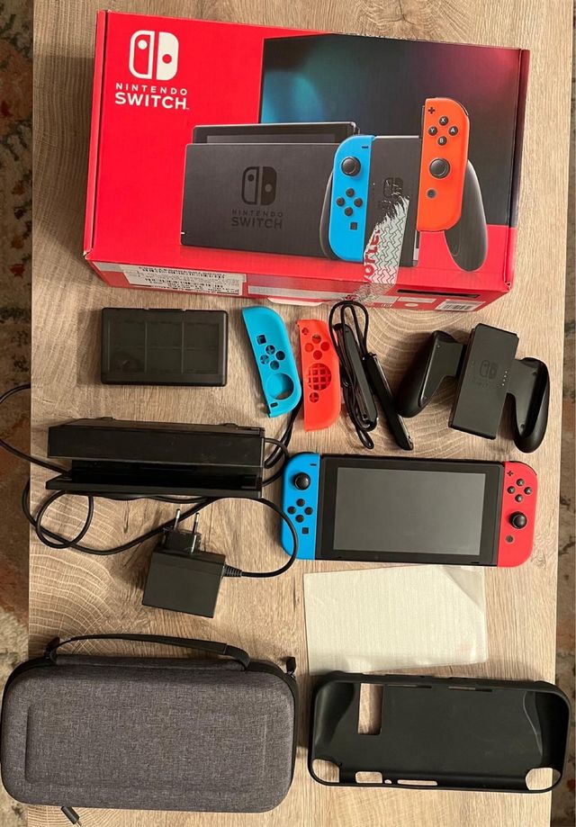 Nintendo Switch con accesorios