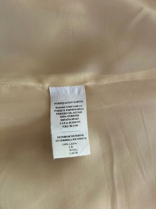 Abrigo DE PURIFICACION GARCIA PVO 490€