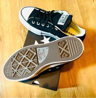 Converse plataforma negras talla 37,5 nuevas