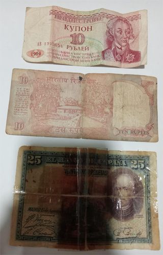 Lote de Billetes.