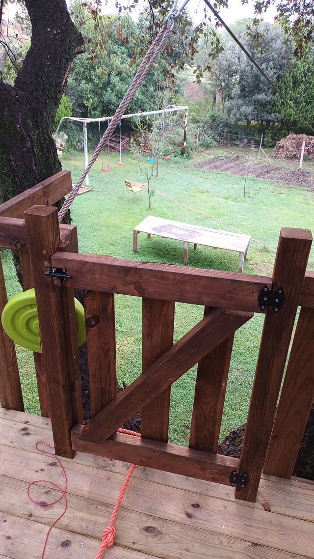 PLATAFORMA ARBOL TIROLINA PUENTE TOBOGÁN