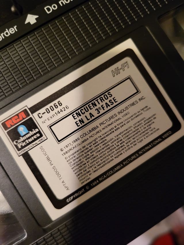 VHS encuentros en la tercera fase