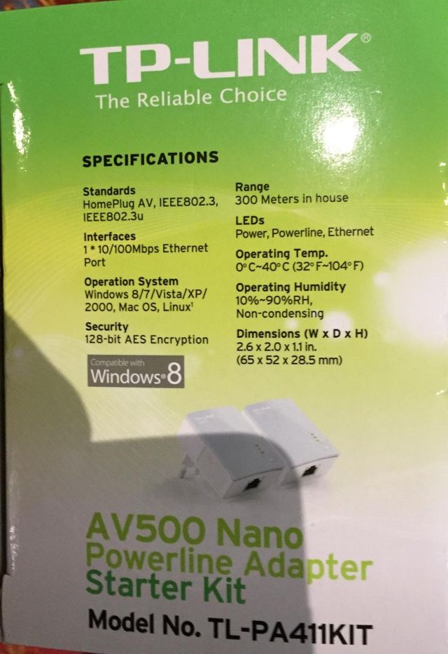 Powerline AV500 extender LAN TP-Link