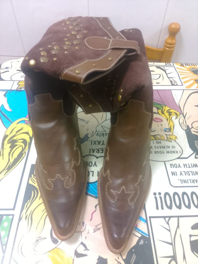 Botas señora talla 40marrones