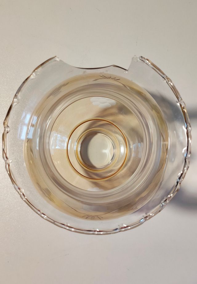 Paralume antico in vetro