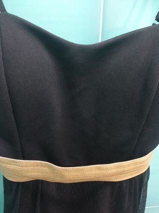 Vestido negro fiesta mujer