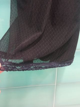 Vestido negro fiesta mujer