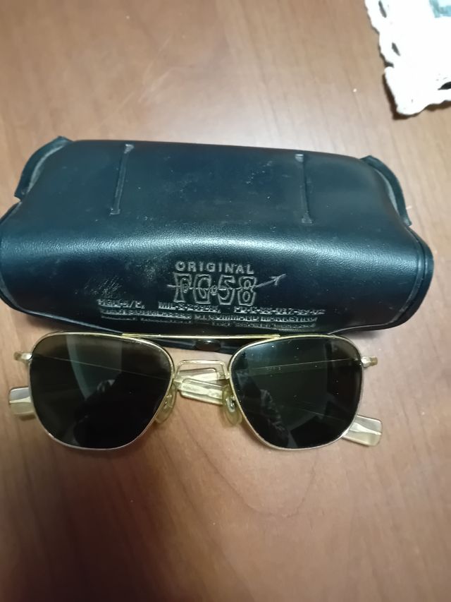 Occhiali pilota aviator originali americani