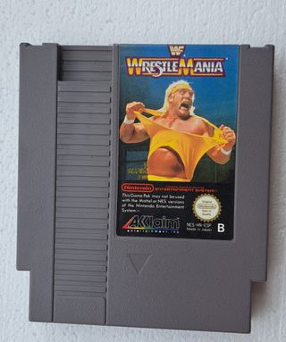WWF WrestleMania videojuego antiguo Nes