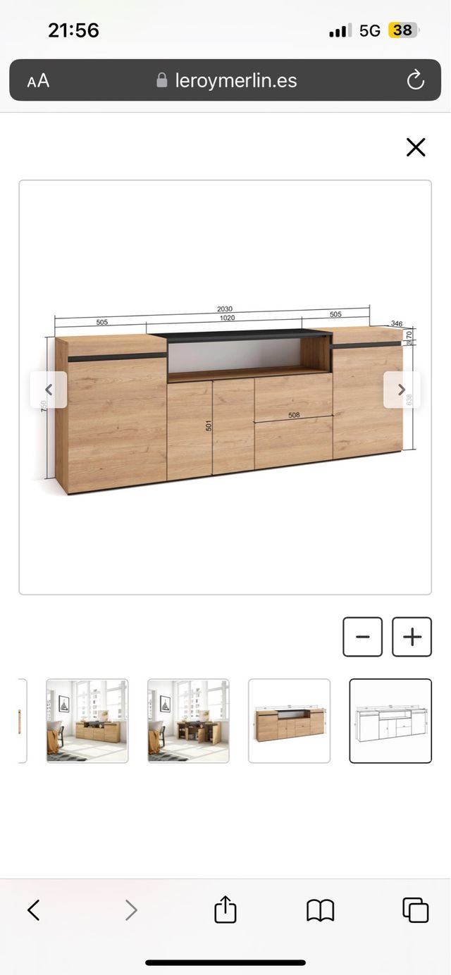 Aparador Lateral Cozy Leroy merlin