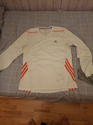 camiseta adidas manga larga