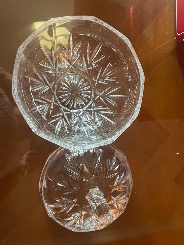 Porta cioccolatini in cristallo