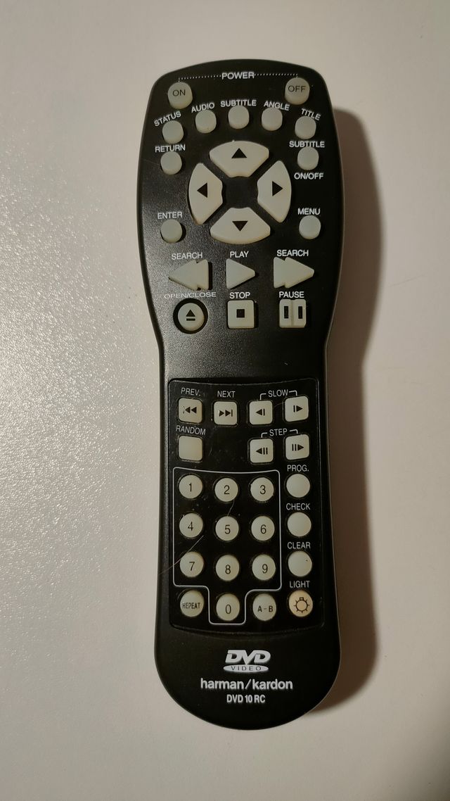 Telecomando Hi-fi Harman Kardon e DVD