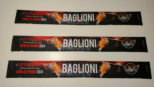 Set fasce/bandane Claudio Baglioni 2024