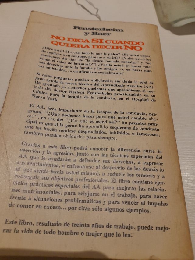 No diga si cuando quiera decir no