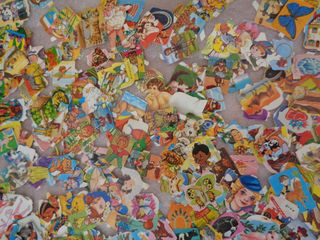 lotes 619 de cromos para jugar CROMOS TROQUELADO,