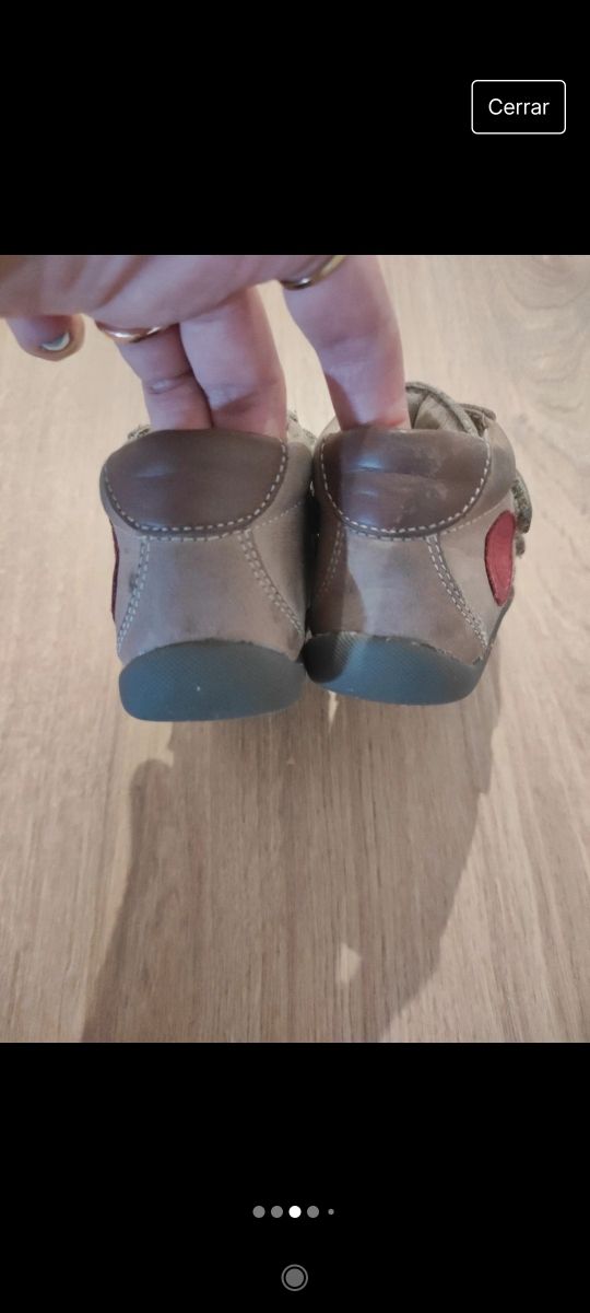 Botines bebé color topo Pablosky. Talla