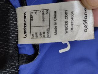 Wedze, talla: XL.