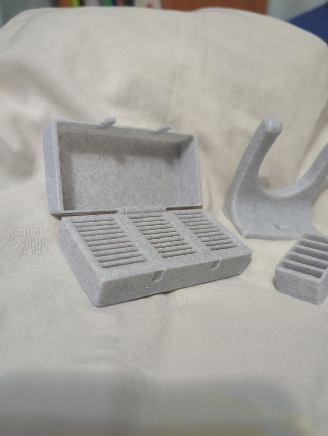 Cajas para Púas + Sujetor Pared Guitarra