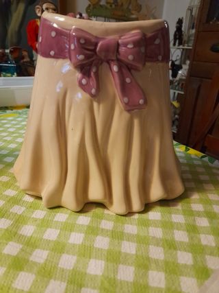 Vaso in ceramica fiocco