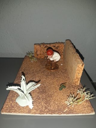 Lote figura Caganet para el Belen Puig Oliver.