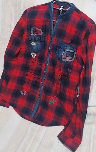 Blusa Desigual de cuadros
