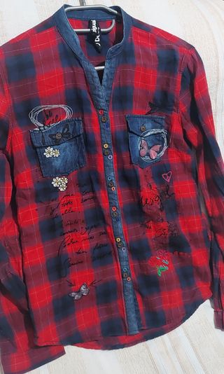 Blusa Desigual de cuadros